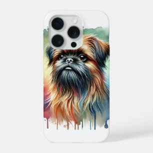 Brussels Griffon 211024AREF125 - Watercolor iPhone 15 Pro Case