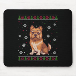 Brussels Griffon Christmas Sweater Xmas Pet Animal Mouse Pad
