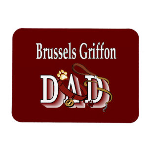 Brussels Griffon Dad Magnet
