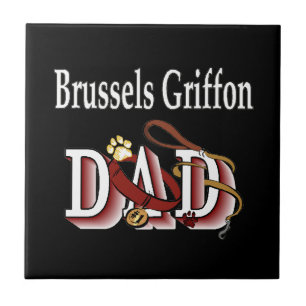 Brussels Griffon Dad Tile