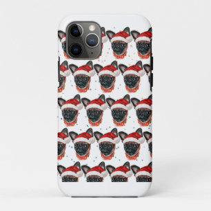 Brussels Griffon Dog Breed Christmas iPhone 11 Pro Case