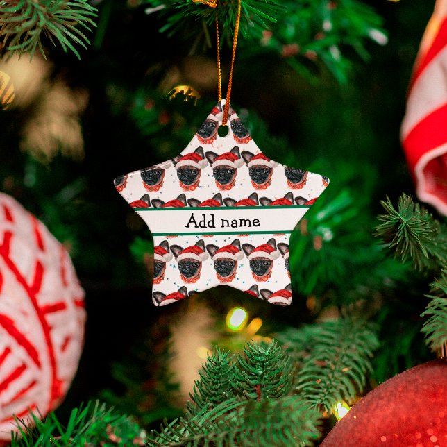 Brussels Griffon Dog Breed Christmas Ceramic Ornament (Creator Uploaded)