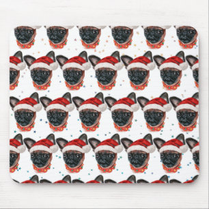 Brussels Griffon Dog Breed Christmas Mouse Pad