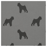 Brussels Griffon Dog Breed Silhouettes Patterned