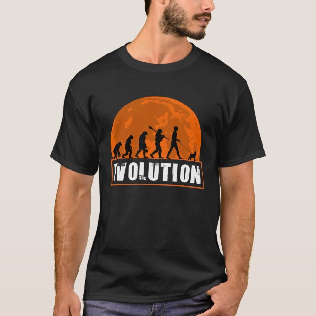 Brussels Griffon Dog Human Evolution  for Men Wome T-Shirt (Front)