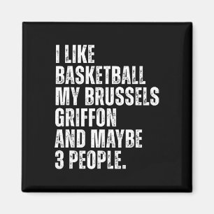 Brussels Griffon Dog Owner Sketll Lover Funny  Magnet