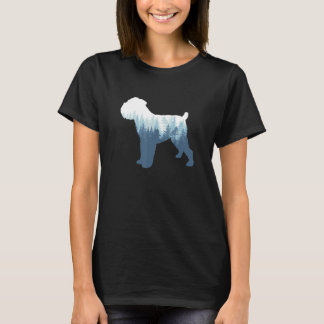 Brussels griffon Dog Silhouette Outdoor Nature T-Shirt