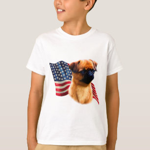 Brussels Griffon Flag T-Shirt