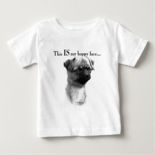 Brussels Griffon Happy Face Baby T-Shirt