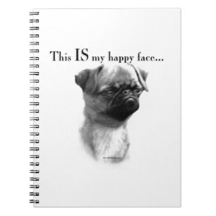Brussels Griffon Happy Face Notebook
