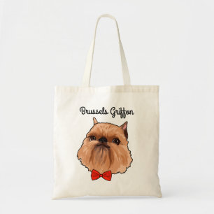 Brussels Griffon Illustrated Tote Bag