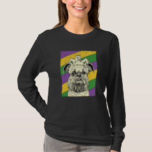 Brussels Griffon Jester Mardi Gras Dog Mom or Dad T-Shirt