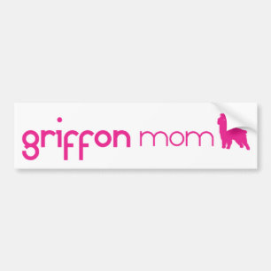 Brussels Griffon Mom Bumper Sticker