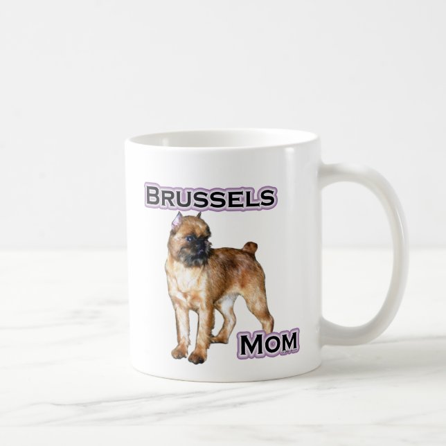 Brussels Griffon Mom; Mom of Brussels Griffon Coffee Mug (Right)