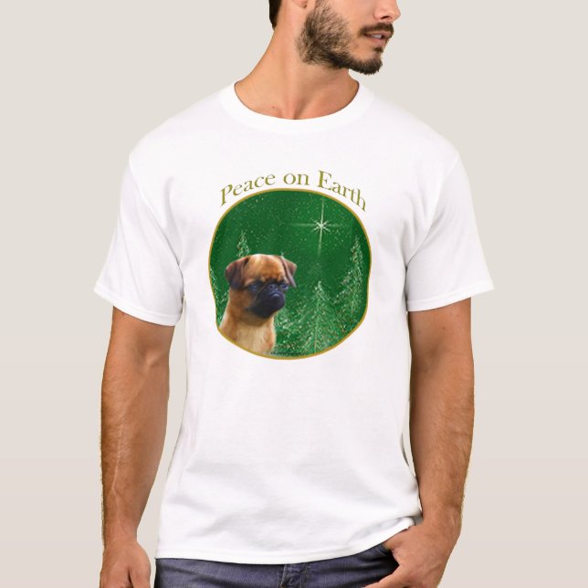 Brussels Griffon Peace T-Shirt (Front)