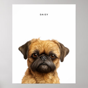 Brussels Griffon Personalized Print