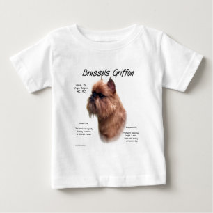 Brussels Griffon (rough) History Design Baby T-Shirt