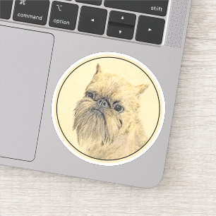 Brussels Griffon Rough Painting - Original Dog Art