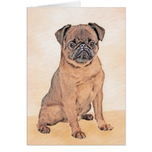 Brussels Griffon Smooth Painting Original Dog Art