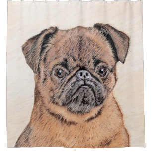 Brussels Griffon Smooth Painting Original Dog Art