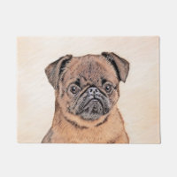 Brussels Griffon Smooth Painting Original Dog Art