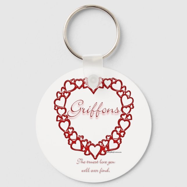Brussels Griffon True Love - Keychain (Front)