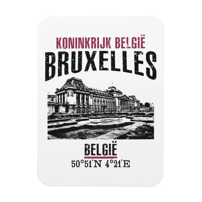 Brussels Magnet (Vertical)