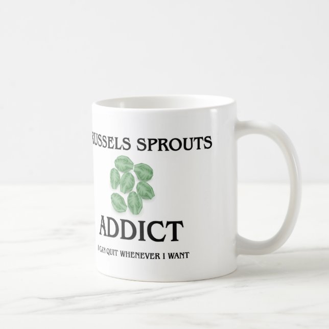 Brussels Sprouts Addict Coffee Mug (Right)
