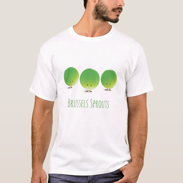 Brussels Sprouts characters | T-Shirt (Front)