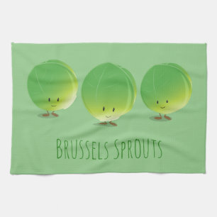 Brussels Sprouts Kitchen Towel