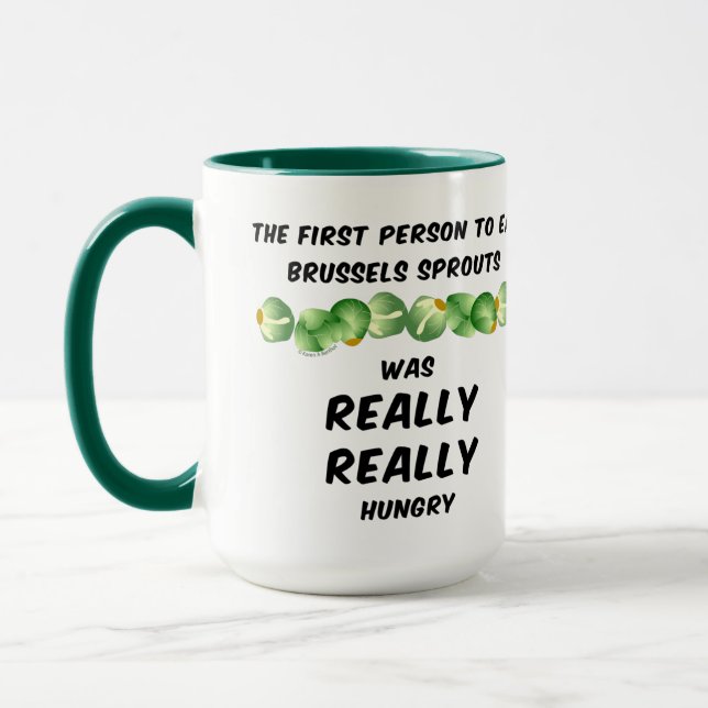 Brussels Sprouts Mug (Left)