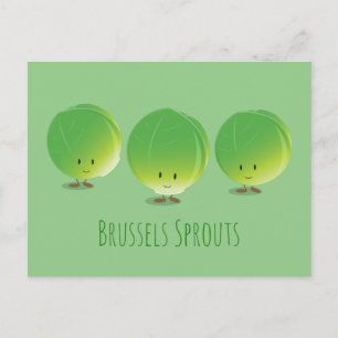 Brussels Sprouts Postcard