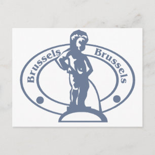 Brussels Stamp Postcard