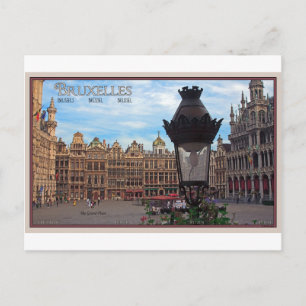 Brussels - The Grand Place Postcard