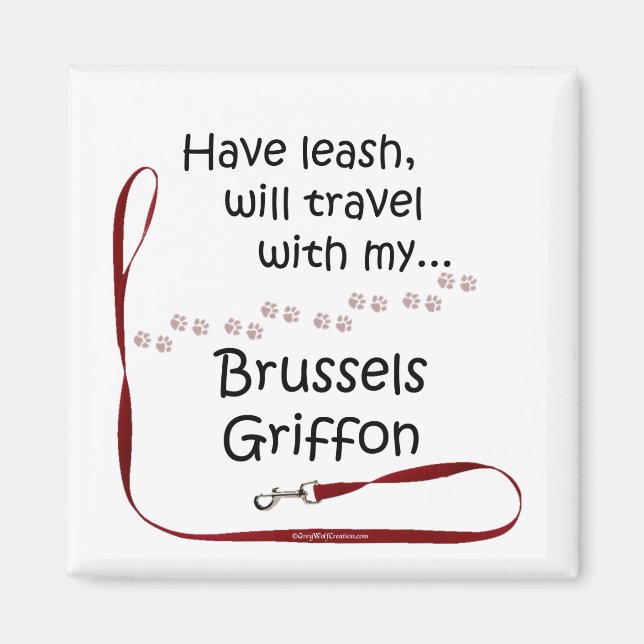 Brussels Travel Leash - Magnet (Front)