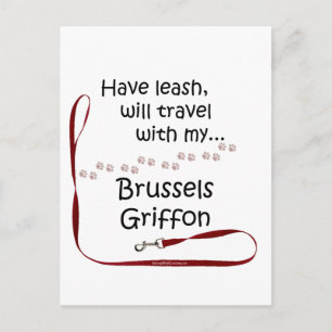 Brussels Travel Leash Postcard