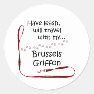 Brussels Travel Leash - Sticker