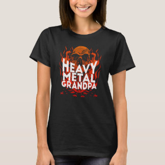 Brutal Heavy Metal Crew Heavy Metal Grandpa Skull T-Shirt