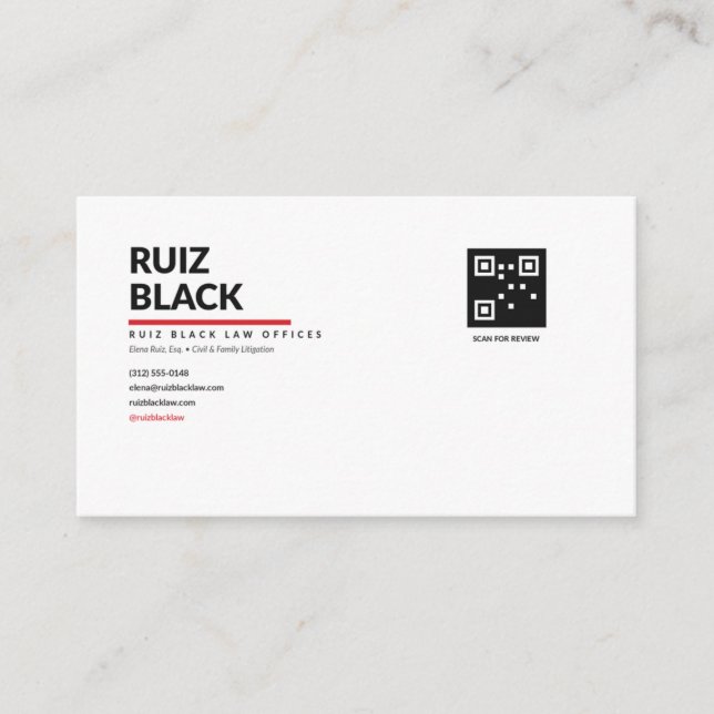 Brutalist Business Card (Front)
