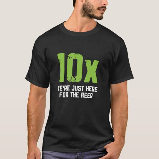 Brute Squad 10X Green on Black TShirt