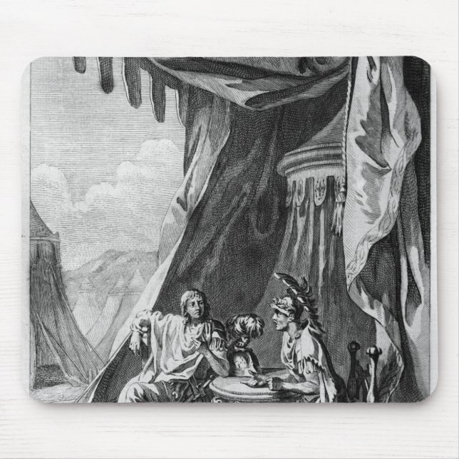 Brutus and Cassius in Brutus's Tent Mouse Pad (Front)