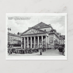 Bruxelles, Belgium Theatre Royal Postcard