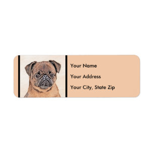 Bruxelles Griffon Smooth Painting Original Chien A