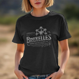 Bruxelles Quantum Nostalgic Silver Womens Tri-Blend Shirt
