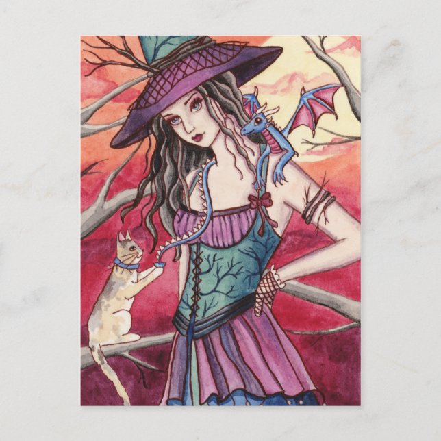 Bryanne - Dragon Witch Postcard (Front)