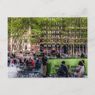 Bryant Park , NYC Postcard