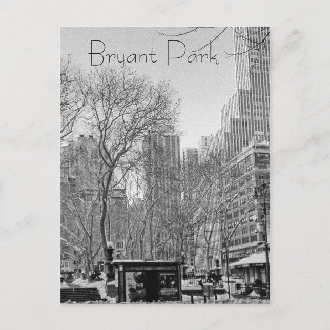 Bryant Park Postcard (Front)