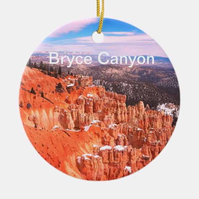 Bryce Canyon Arbre de Noël Ornement (Devant)