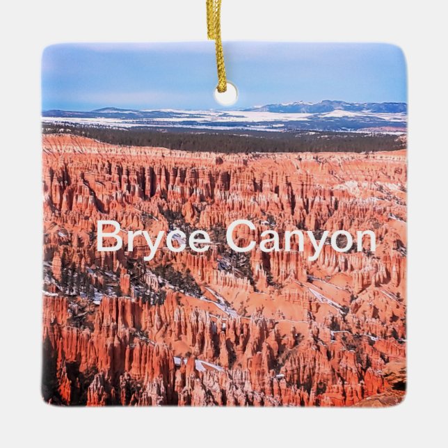 Bryce Canyon Christmas Ornament (Front)