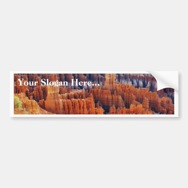 Bryce Canyon Hoodoos Bumper Sticker (Front)
